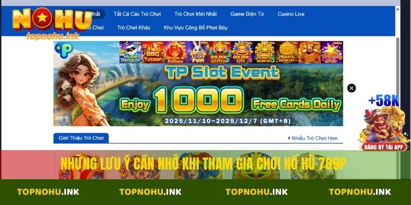 Những lưu ý cần nhớ khi tham gia chơi nổ hũ 789P